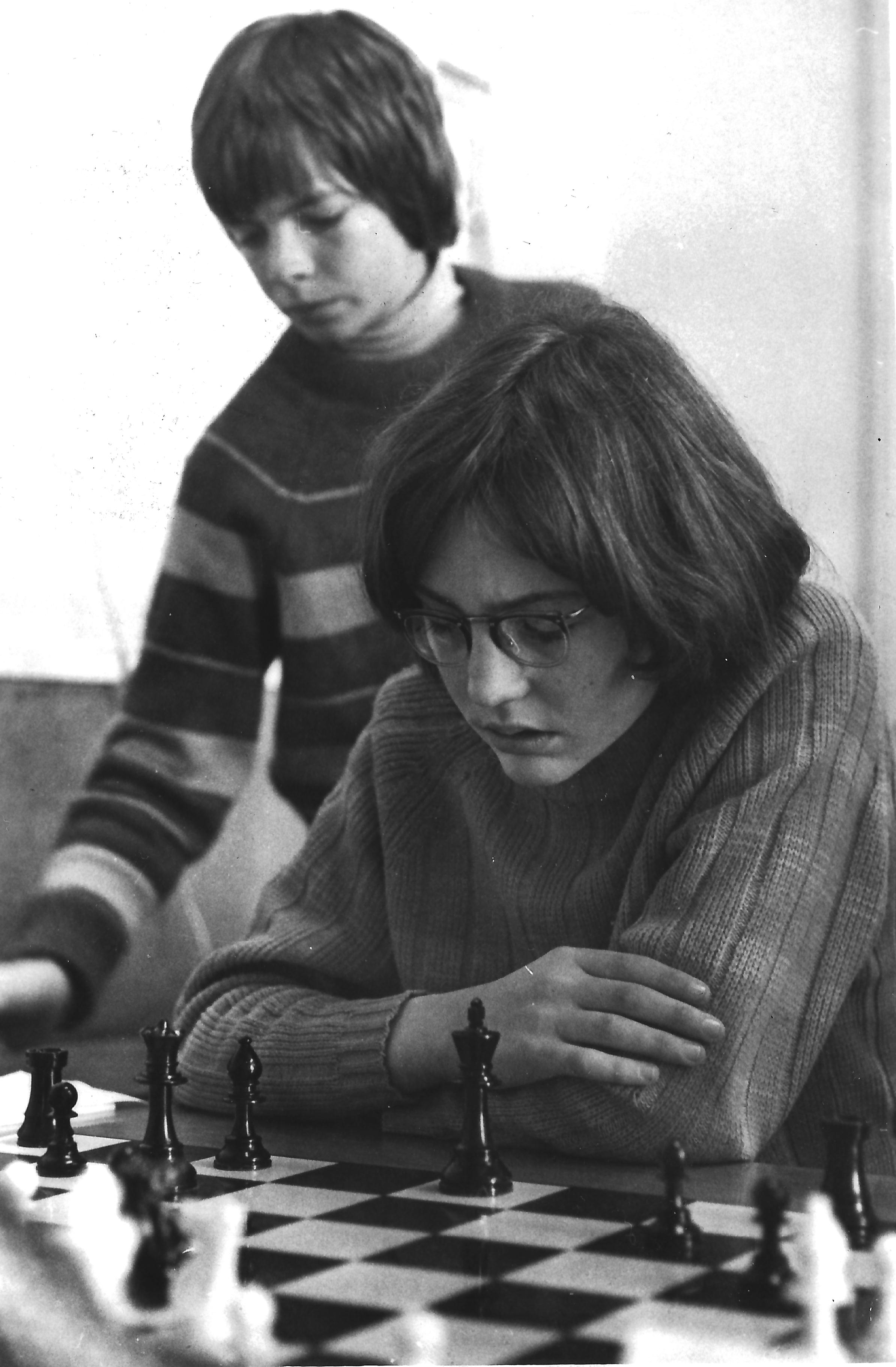 Being observed by fellow Dunedin junior Tony Dowden